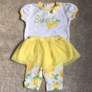 Lemon Outfit with Tutu